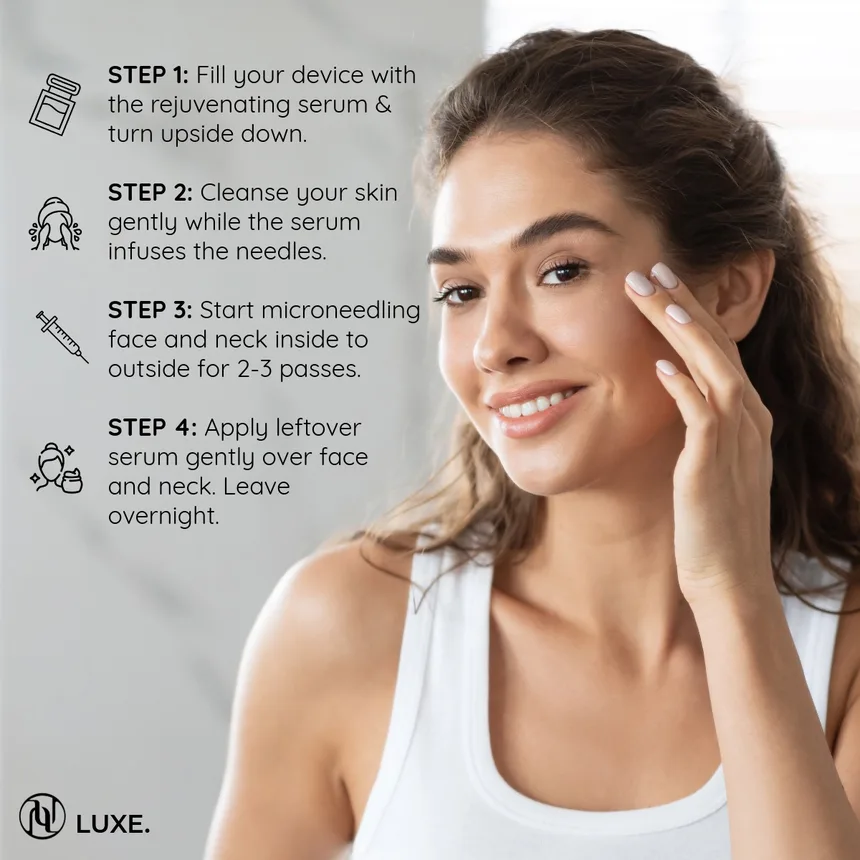 How to use the LUXE Micro-Infusion Serum